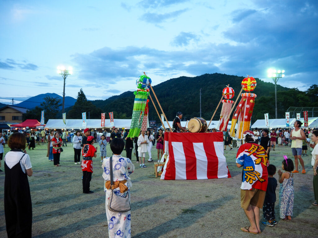 黒川ふるさと夏祭りの様子