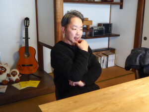 お話する剛さん