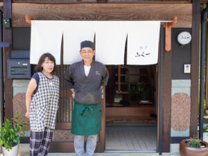 大将と奥さん