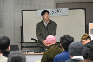 地域おこし協力隊の澁谷隊員