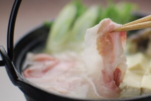 あんしん豚を使ったしゃぶしゃぶ